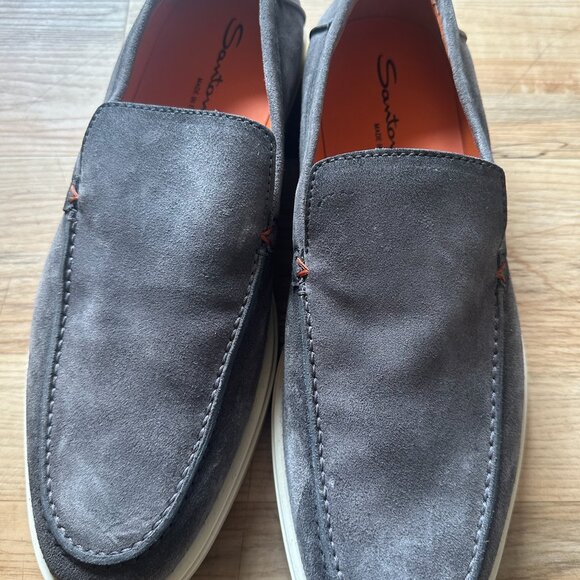 Men\'s grey suede loafer Brand NEW originally 850$$